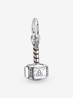Pandora Marvel The Avengers Thor's Hammer Dangle Charm